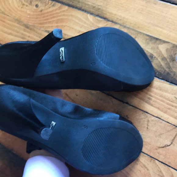 Black Satin Heels - Picture 4 of 5